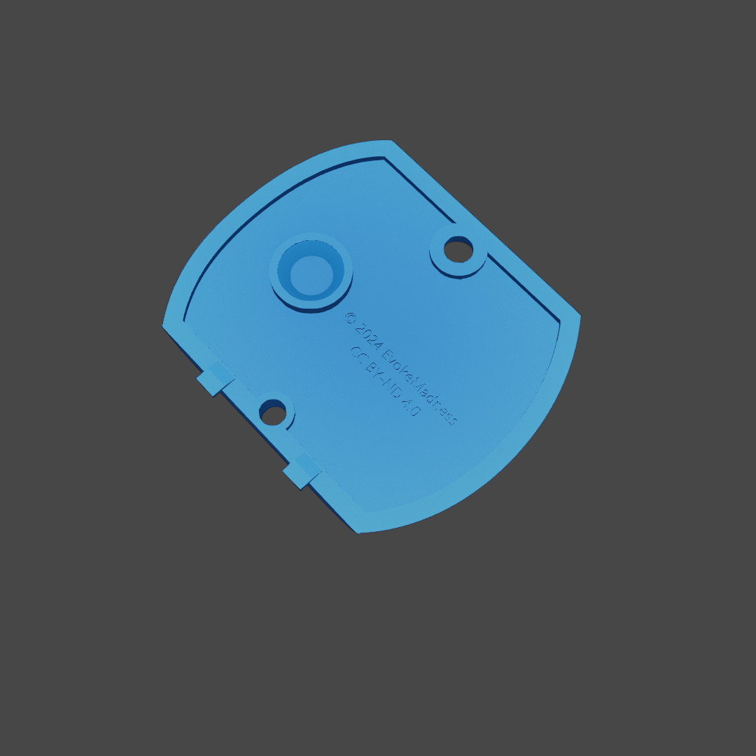 3D printable replacement battery door for the Tamagotchi connection.